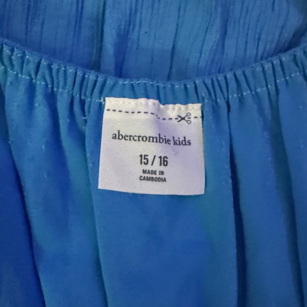 Abercrombie Kids Blue Casual Dress - Picture 4 of 4